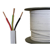 1mm Twin and Earth TPS 200m Reel - Solid wire with stranded earth