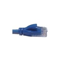 CAT6A Ethernet Network Cable 25cm Blue - LSZH Low profile 4.5mm jacket