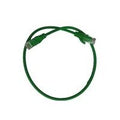 CAT6A UTP Ethernet Network Cable 50cm Green - LSZH Low profile 4.5mm jacket