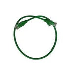 CAT6A UTP Ethernet Network Cable 50cm Green - LSZH Low profile 4.5mm jacket