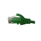 CAT6A UTP Ethernet Network Cable 50cm Green - LSZH Low profile 4.5mm jacket