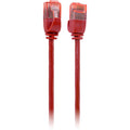 0.50M SLIM CAT6A PATCH LEAD RED - ULTRA THIN