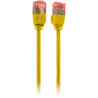 0.50M SLIM CAT6A PATCH LEAD YELLOW - ULTRA THIN