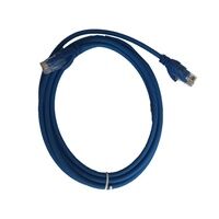 CAT6A UTP Ethernet network cable 2MTR blue - LSZH Low profile 4.5mm jacket