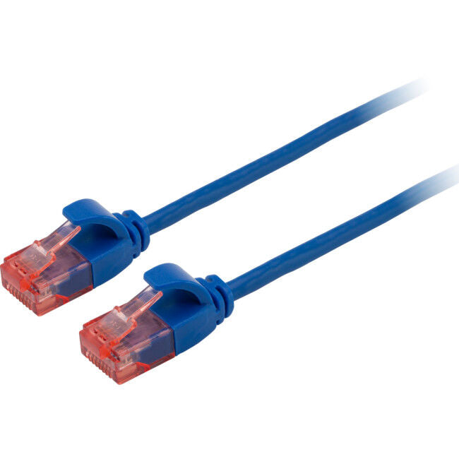 3M SLIM CAT6A PATCH LEAD BLUE - ULTRA THIN