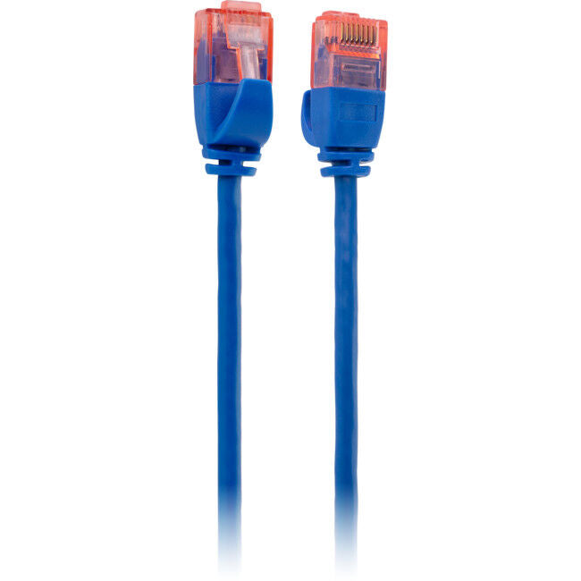 3M SLIM CAT6A PATCH LEAD BLUE - ULTRA THIN