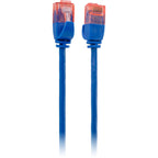 5M SLIM CAT6A PATCH LEAD BLUE - ULTRA THIN