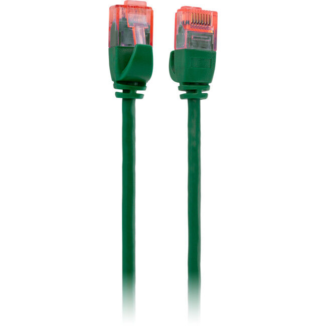 5M SLIM CAT6A PATCH LEAD GREEN - ULTRA THIN