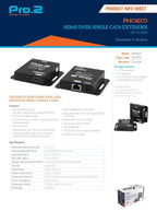 PMC6ECO HDMI OVER SINGLE CAT6 EXTENDER - FTP CAT5E CAT6 UPTO 60M POC
