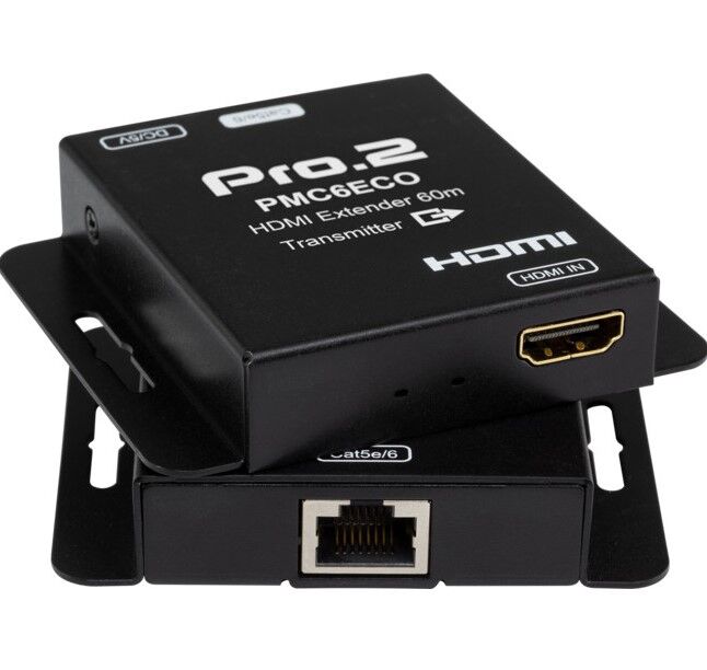 PMC6ECO HDMI OVER SINGLE CAT6 EXTENDER - FTP CAT5E CAT6 UPTO 60M POC