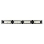 Cat 6 24 Ports Panel with Back Bar