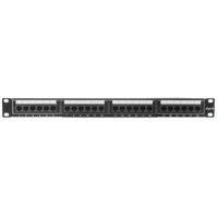 Cat 6 24 Ports Panel with Back Bar