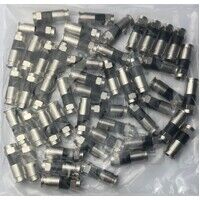RG6 Quad Compression Connectors - Pack of 50 - Fits all RG6 cables QUAD TRI and DUAL