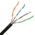 CAT5E Burial and Outdoor Network cable 305mtr BLK REEL - Four Pair, 24 AWG, Solid Copper Conductors GEL filled