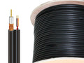 RG59 BU +2 Cable 100m Reel - RG59 CCTV composite cable + 18 AWG figure 8 power cable