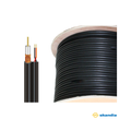 RG59 BU +2 Cable 100m Reel - RG59 CCTV composite cable + 18 AWG figure 8 power cable