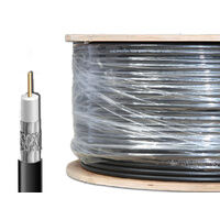RG6 Tri Shield Pay TV approved Digital Coax Cable 305m Reel - Three shields for superior protection from interference