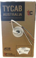 Security 6 Core 14x0.20mm Copper Strands 300m Cable reel - White PVC Jacket
