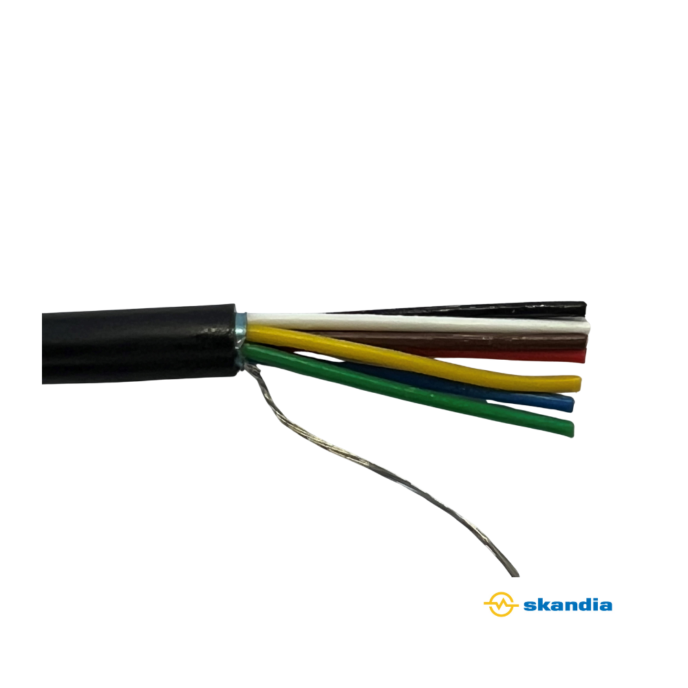 7 Core 14/0.20 stranded Control Cable shielded Gel filled outdoor 300mtr reel
