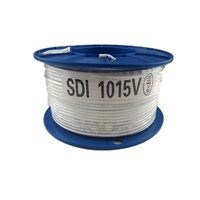 SDI 1.5MM RED/WHITE 100M - Single Double Insulated cable