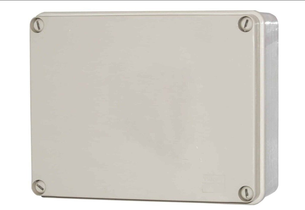 WEATHERPROOF PLASTIC ENCLOSURE SCREW TYPE 190X240X90MM - IP56