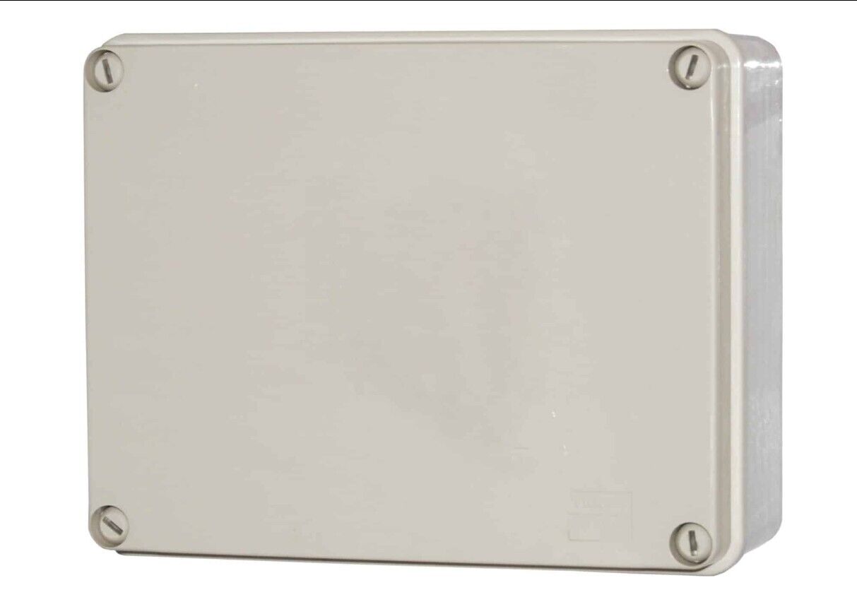 WEATHERPROOF PLASTIC ENCLOSURE SCREW TYPE 190X240X90MM - IP56