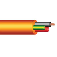 1.5mm 2 Core + Earth Orange Circular Cable 100mtr reel