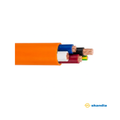 4mm 4 Core + Earth Orange Circular Cable 100mtr reel