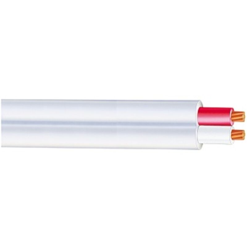1mm 2C twin active power cable - flat 100M Reel
