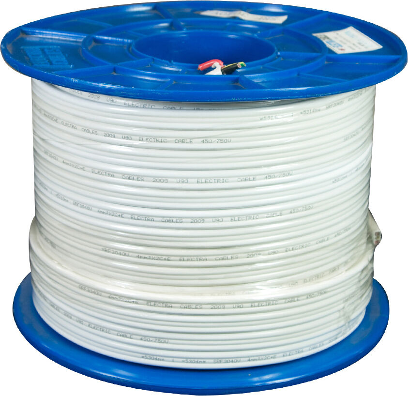 10mm 2 core and earth Flat 100 MTR