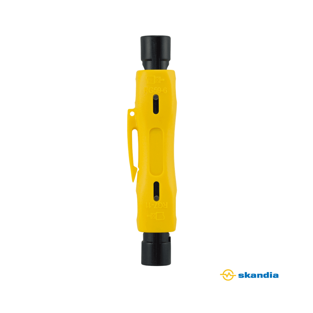 Coaxial cable stripping tool - RG6 RG59 stripper