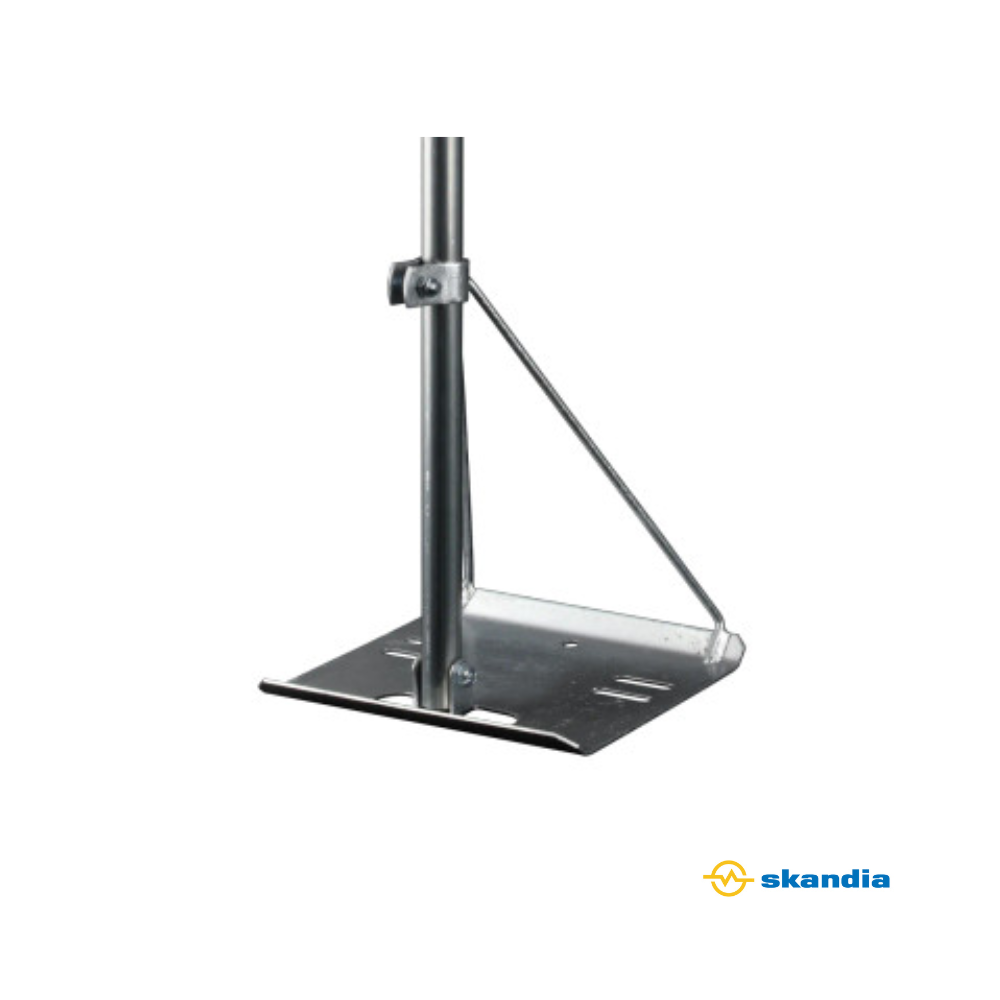 Tripod TV Antenna Roof Mount for Tin Roofs - Pack of 10 - INCLUDES 1.2mtr POLE