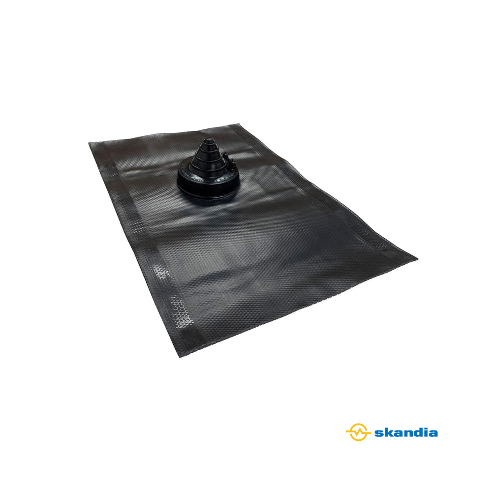 Aquarius Rubber VWEC1B Black Flashing For Tile Roof - Flexatile Lead Free Rubber seal