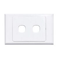Wall Plate Two Gang Plate
