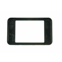 Wall Plate Two Gang Plate - Black
