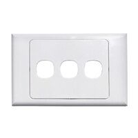 Wall Plate Three Gang Plate