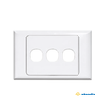 Wall Plate Three Gang Plate