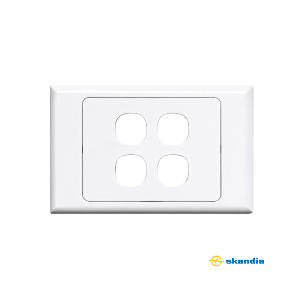 Wall Plate Four Gang Plate