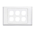 Wall Plate Six Gang Plate
