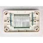 Flush Wall Plate with Brushed Entry for Cables