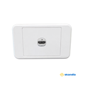 1 Gang Wall plate with HDMI insert