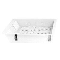 White Recessed AV Wall Box - Large