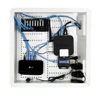 White Recessed AV Wall Box - Large
