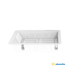 White Recessed AV Wall Box - Small